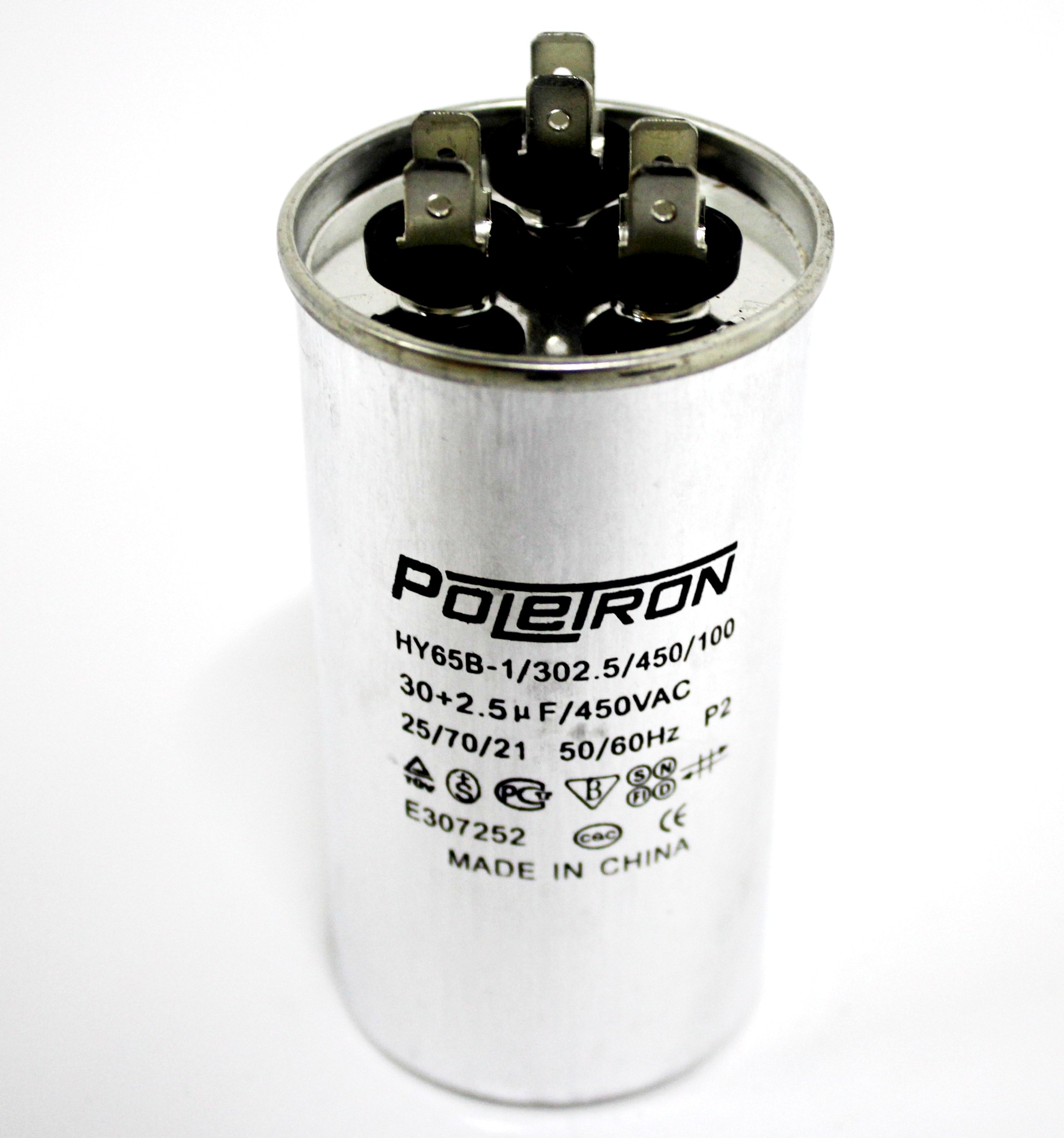 Конденсатор  30+2,5 мф 450V совмещенный. RF06B133